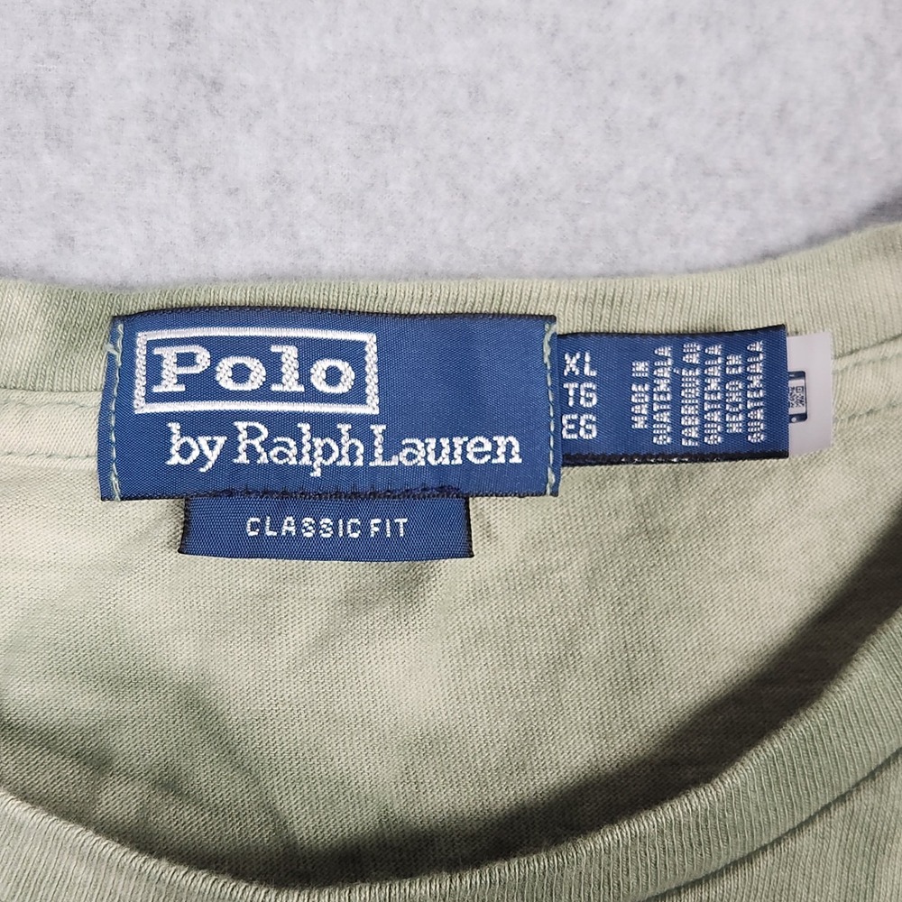 Polo Ralph Lauren Shirt Mens XL Green Tie Dye Marlin Club Graphic Key West - Picture 4 of 11